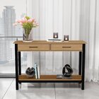 Aparador 2 Gavetas Madri Roble/preto