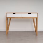 Aparador 2 Gavetas Nina Yescasa Amêndoa/branco