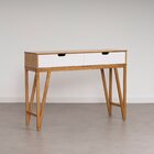 Aparador 2 Gavetas Nina Yescasa Amêndoa/branco