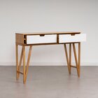 Aparador 2 Gavetas Nina Yescasa Amêndoa/branco