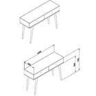 Aparador 2 Gavetas Rt3031 Movelbento