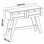 Aparador 2 Gavetas Trama Artely