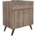 Aparador 2 Portas 1 Gaveta Rústico Rt 3021 - Móvel Bento