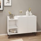 Aparador 2 Portas 2 Nichos 113cm Savannah Branco