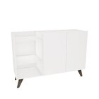 Aparador 2 Portas 2 Nichos 113cm Savannah Branco