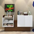 Aparador 2 Portas 2 Prateleiras Deco