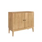 Aparador 2 Portas 90x77x38,5 Cm Mel