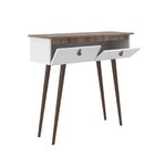 Aparador 2 Portas Dallas J Carvalho Nogueira/branco