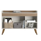 Aparador 2 Portas Demadero Nicioli Off White/cristal/corten