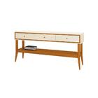 Aparador 3 Gavetas Com Pés De Madeira Jade 150cm