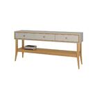 Aparador 3 Gavetas Com Pés De Madeira Jade 150cm