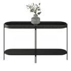 Aparador 80x139 Com Detalhes Em Couro Virginia  Edecasamoveis