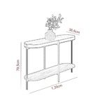 Aparador 80x139 Com Detalhes Em Couro Virginia  Edecasamoveis