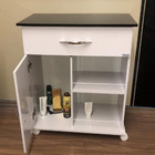 Aparador  Para Guardar Toalha De Mesa  Com Puxador Com Tampo