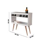 Aparador Adega Basoto Atenas Branco