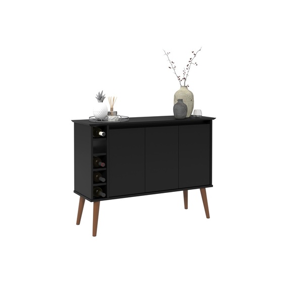 Aparador Adega London Preto - Ej Móveis