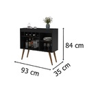 Aparador Adega New Odin Preto – Ej Móveis