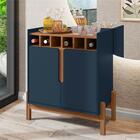 Aparador Adega Porto Azul Cobalto Cedro