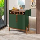 Aparador Adega Porto Verde Oliva Cedro