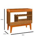 Aparador Adega Sala Estar Escritório Balcão Bar Multiuso 6 Ga