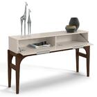 Aparador Amalfi Lukaliam Pés Madeira Off White Madero Noce