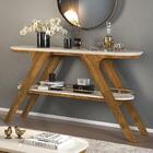 Aparador Anne Com Tampo De Madeira Chanfrado Cor Telha Creme