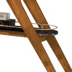 Aparador Anne Tronco Ripado Com Preto 75 8x136x36 Cm - D'rossi