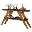 Aparador Anne Tronco Ripado Com Preto 75 8x136x36 Cm - D'rossi