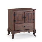 Aparador Antigo Madeira Maciça Pés Luis Xv Marrom 4002 Denk