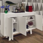 Aparador Arizona 3 Portas Branco - Pnr Móveis