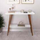 Aparador Arizona Branco Amadeirado Com Prateleira