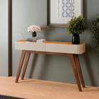 Aparador Aros 2 Gavetas Pés Madeira Maciça Mavaular