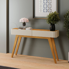 Aparador Aros 2 Gavetas Pés Madeira Maciça Mavaular