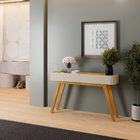 Aparador Aros 2 Gavetas Pés Madeira Maciça Mavaular