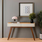 Aparador Aros 2 Gavetas Pés Madeira Maciça Mavaular