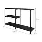 Aparador Artesania Preto 120 Cm