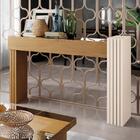 Aparador Astro Com Espelho Carvalho Intense / Off White - Hb