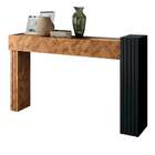 Aparador Astro Ii Marrom Chevron E Preto