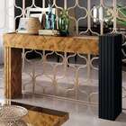 Aparador Astro Ii Marrom Chevron E Preto