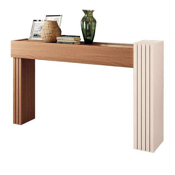 Aparador Astro Ii Marrom Nature E Off White