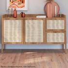 Aparador Balcao Buffet 139 Cm Pes Madeira 27969 Oslo Artesano