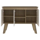 Aparador Balcão Buffet 3 Portas Oásis Pinho/off White - Artely