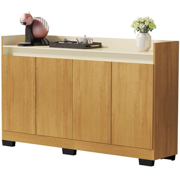 Aparador Balcao Cantinho Cafe 4 Pt 2 Prateleiras Re102 Mpri