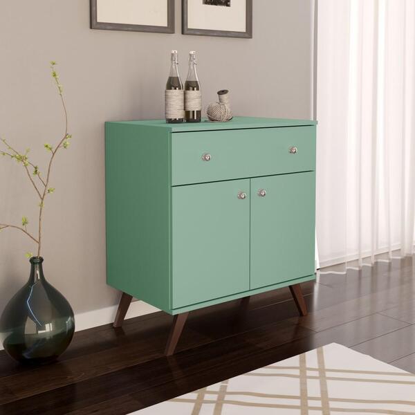 Aparador Balcão Com 1 Gaveta 2 Portas Para Sala De Estar Marr