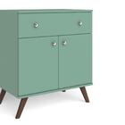 Aparador Balcão Com 1 Gaveta 2 Portas Para Sala De Estar Marr