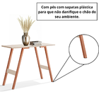 Aparador Balcão Hall Entrada Pé Aço Carbono Cantinho Café Cob