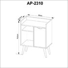 Aparador Balcão Mesa Para Café/bar Multifuncional Branco