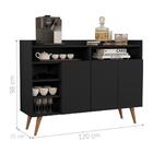 Aparador Bancada Acrab Black