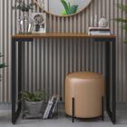 Aparador Bancada França Com Pés De Ferro - Freijó - Rpm Móveis