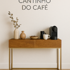 Aparador Bancada Recepção Cantinho Do Café Estilo Industrial